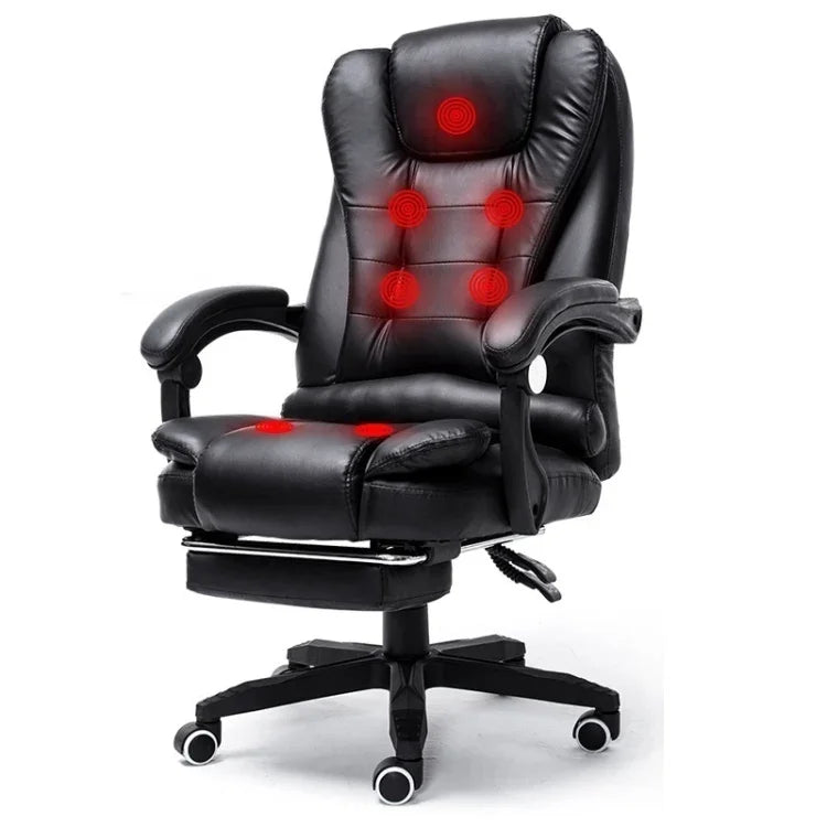 モダンミニマリスト昇降回転チェア レイジーシート ゲーミングマッサージオフィスチェア 鋼製脚付き
