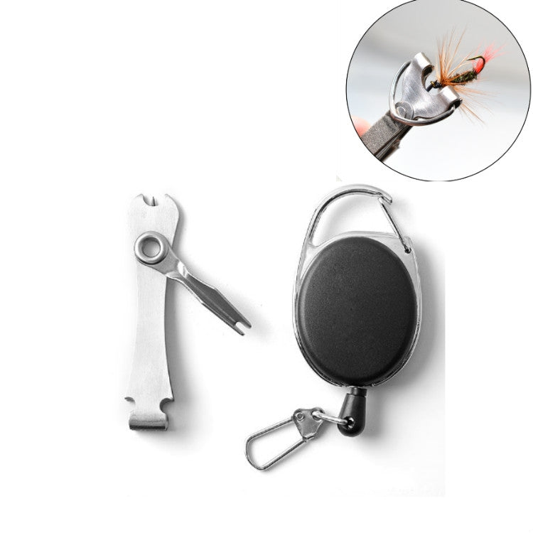 アウトドア釣り用品 釣りクランプ釣り糸はさみ伸縮キーチェーン、2in1キーチェーン付き、3in1キーチェーン付き、3in1釣り糸ナイフ