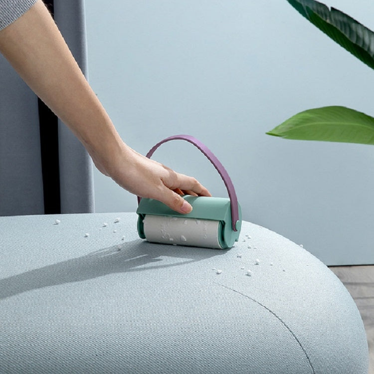 ハンドヘルドストラップローラー 粘着性ヘア・衣類用便利ほこり取りブラシ