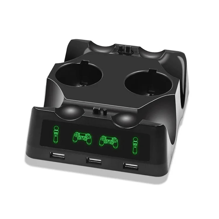 iPlay ゲームパッド充電器 多機能充電ベース PS4 / PS4 Move / PS VR 用, PS4 VR/PS VR/PS Move対応