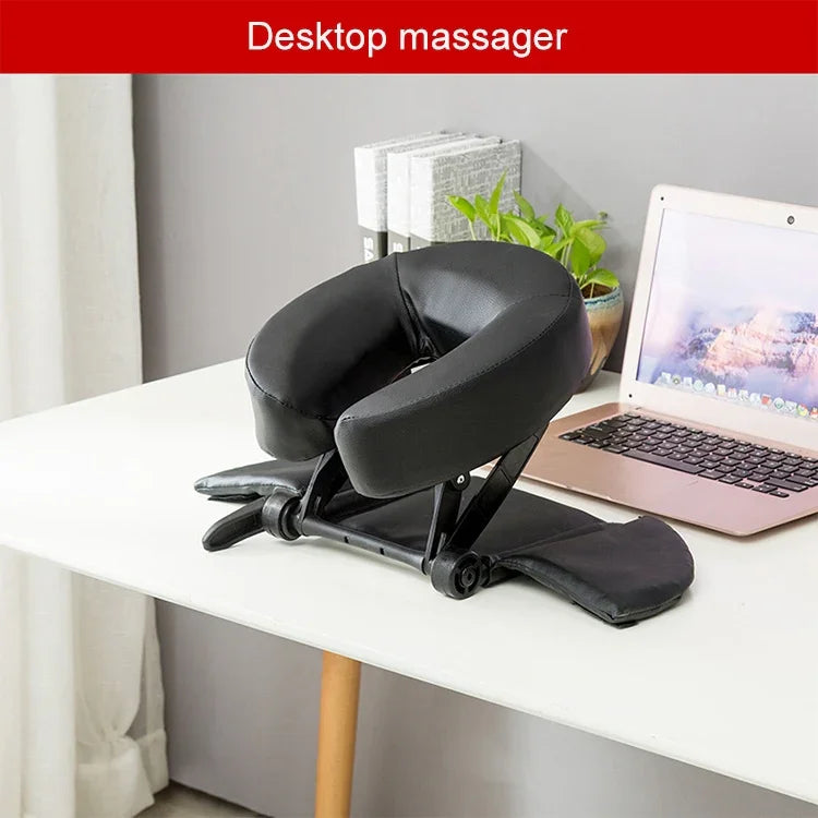 調節可能ヘッドレストフェイスピロー 家族用マッサージ美容クレードルレストパッド デスク用