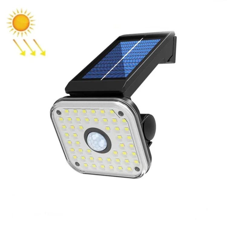 ソーラー壁掛けライト屋外防水人体感知ガーデンランプ街路灯、48 LED、54 LED、54 COB、32 LED