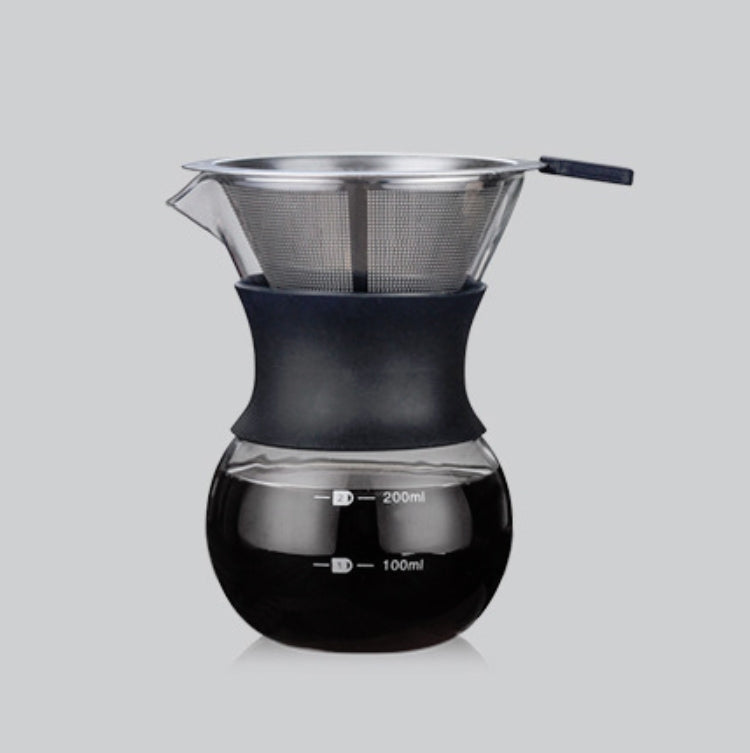 高温耐性コーヒーメーカー 200ml ストレーナー付き、400ml ストレーナー付き、200ml ストレーナーなし、400ml ストレーナーなし