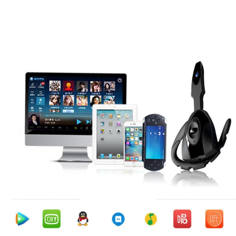 PS3 Bluetooth 5.0 スコーピオン 片耳掛け Bluetoothイヤホン ブラックホールヘッドセット