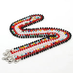 Mask Lanyard Handmade Crystal Bead Chain Anti-Drop Hanging Glasses Chain, White