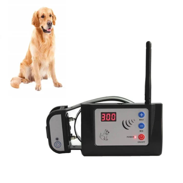 300メートルスマートワイヤレスペットフェンス 防水首輪 夜間反射糸保護フェンス、450G、570G、685G
