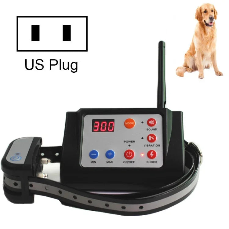 2-in-1スマートワイヤレス防水フェンス リモート犬用トレーナー首輪付き、420G、580G、700G