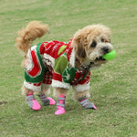 4-in-1 ペットシューズ 犬用ウォーキングシューズ 小型犬用ペット用品、S、M、L、XL
