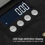 高精度電子スケール ミニポータブルジュエリー・医薬品スケール、500g/0.1g、100g/0.01g、200g/0.01g、300g/0.01g、500g/0.01g、1000g/0.1g
