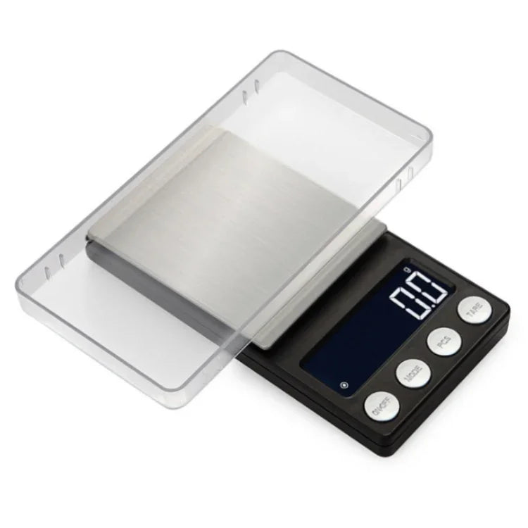 高精度電子スケール ミニポータブルジュエリー・医薬品スケール、500g/0.1g、100g/0.01g、200g/0.01g、300g/0.01g、500g/0.01g、1000g/0.1g