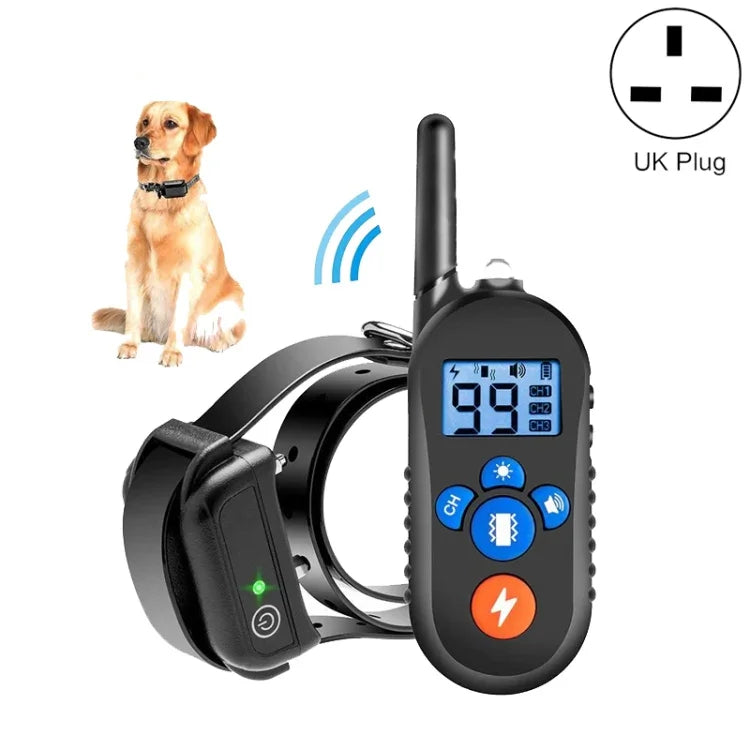 800m リモートコントロール 電気ショック バークストッパー 振動警告 ペット用品 電子防水首輪 犬のトレーニングデバイス, 556-1, 556-2, 556-3