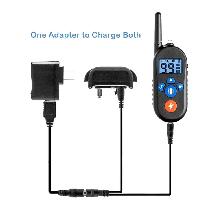 800m リモートコントロール 電気ショック バークストッパー 振動警告 ペット用品 電子防水首輪 犬のトレーニングデバイス, 556-1, 556-2, 556-3