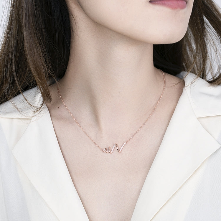 S925スターリングシルバーネックレス レディースECGアクセサリーネックレス
