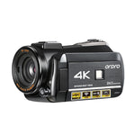 ORDRO AC3 3.1インチIPSスクリーン 4KフルHD 13MP ナイトビジョン WiFi ライブビデオカメラ DVデジタルカメラ、標準、標準 + マイク、標準 + マイク + ハンドヘルドスタンド、標準 + マイク + 補助光