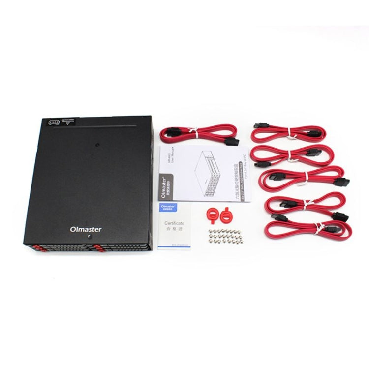 OImaster MR-6601 6ベイ光学ドライブハードディスクボックス、MR-6601