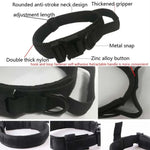 ナイロン厚手 大中型犬用牽引首輪 ペット首輪、M、L、XL