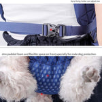 Doglemi ペットお出かけバックパック 犬用ショルダーチェストバッグ 通気性メッシュ 犬猫用バッグ、M、L