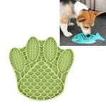 Pet Cats and Dogs Silicone Slow Food Mat Anti-choke Bowl, Fish Type, Claw Type, Flower Type