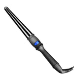 LCD円錐型カールアイロン 単管 セラミックグレーズ パールフラワーコーン 19mm EU、25mm EU、25mm US、19mm US、32mm EU