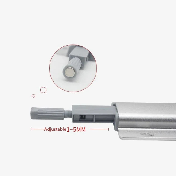 3個セットアルミ合金バウンサー自由ハンドルプッシュプルキャビネットワードローブドア引き出しバウンサー、ゴールド、シルバー