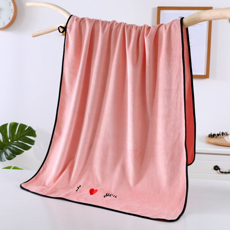 柔らかく厚手の吸収性ファイバー カップル用大判バスタオル、70x140cm
