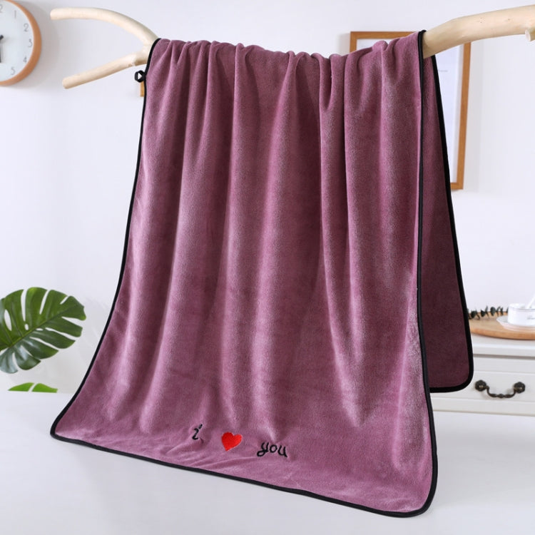 柔らかく厚手の吸収性ファイバー カップル用大判バスタオル、70x140cm