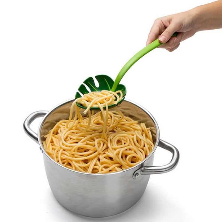 グリーンリーフざる 麺スプーンざる、麺スプーン