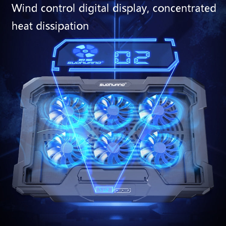 Suohuangノートブッククーラーゲーミングノートブック冷却ベースノートブック排気ファンブラケット