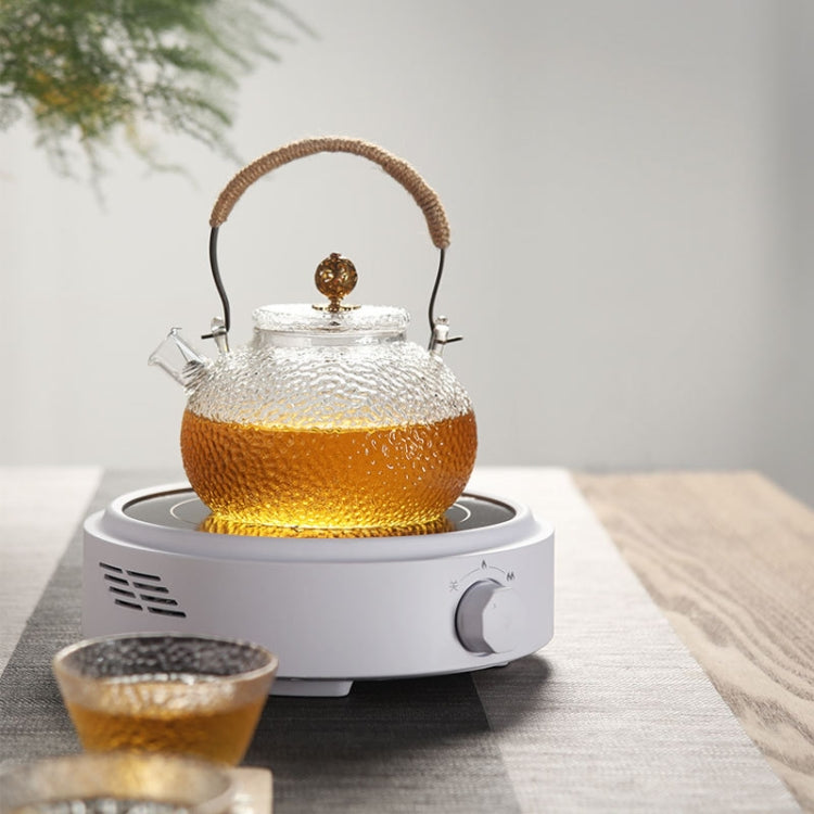 ミニ 小型 電気 セラミックコンロ 茶器 調理器 誘導調理器、中国プラグ、茶器コンロ（白）、茶器コンロ（黒）