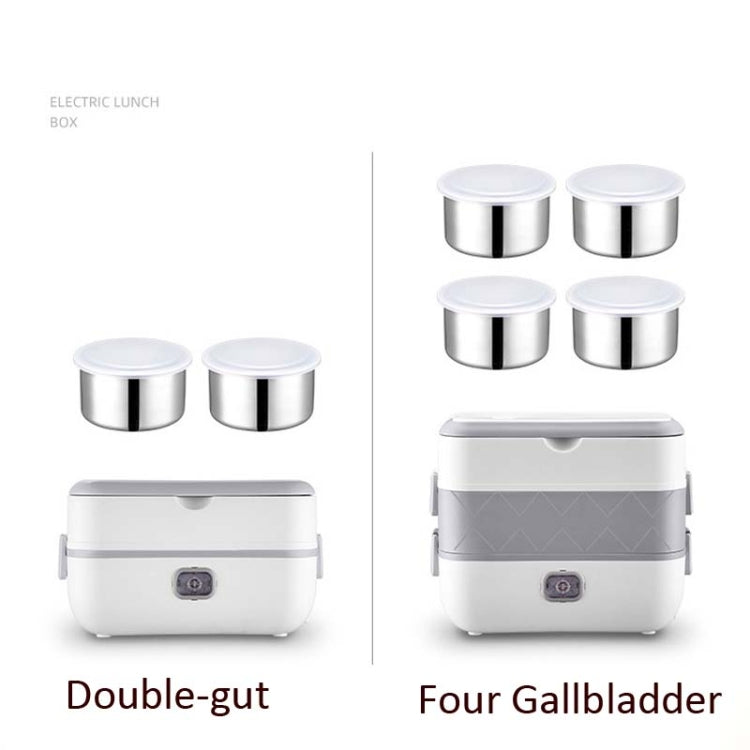 電気加熱・保温機能付き弁当箱 プラグイン可能 バレル型 オフィスワーカー用炊飯器 EUプラグ ダブルガット