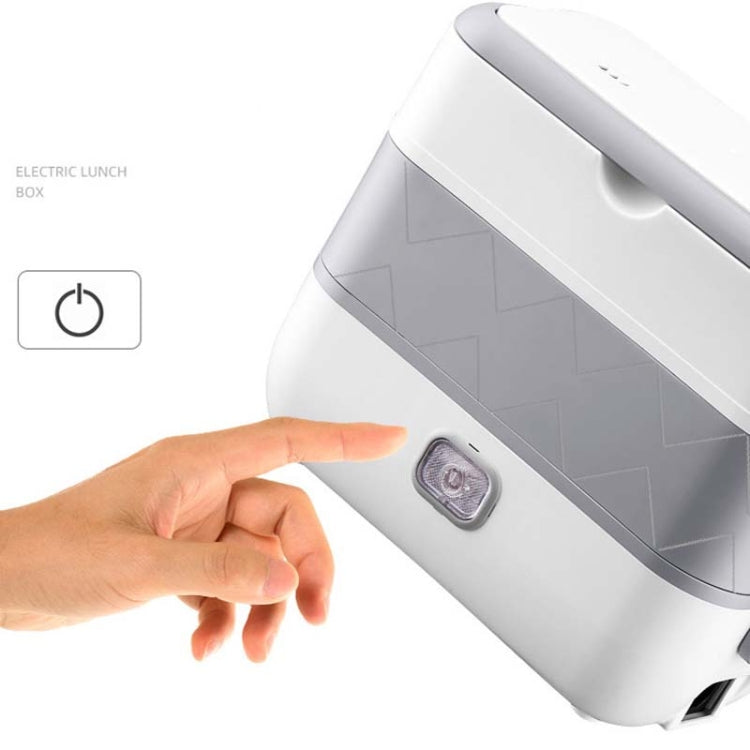 電気加熱・保温機能付き弁当箱 プラグイン可能 バレル型 オフィスワーカー用炊飯器 EUプラグ ダブルガット