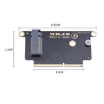 2個セット NVMe M.2 NGFF SSDアダプターカード MacBook Pro 13.3インチ A1708 (2016 - 2017)用