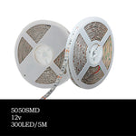5m 300 LEDs SMD 5050 フルスペクトルLEDストリップライト フィトランプ 温室用水耕植物育成ライト、防水
