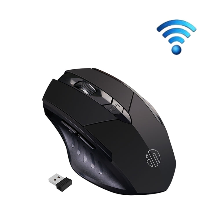 Inphic A1 6キー 1000/1200/1600 DPI ホームゲーミングワイヤレスメカニカルマウス、カラー：グレー ワイヤレス+Bluetooth 4.0+Bluetooth 5.0、ブラック ワイヤレス+Bluetooth 4.0+Bluetooth 5.0、ブラック ワイヤレス充電サイレントバージョン、グレー ワイヤレス充電サイレントバージョン