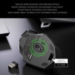 Inphic A1 6キー 1000/1200/1600 DPI ホームゲーミングワイヤレスメカニカルマウス、カラー：グレー ワイヤレス+Bluetooth 4.0+Bluetooth 5.0、ブラック ワイヤレス+Bluetooth 4.0+Bluetooth 5.0、ブラック ワイヤレス充電サイレントバージョン、グレー ワイヤレス充電サイレントバージョン