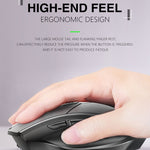 Inphic A1 6キー 1000/1200/1600 DPI ホームゲーミングワイヤレスメカニカルマウス、カラー：グレー ワイヤレス+Bluetooth 4.0+Bluetooth 5.0、ブラック ワイヤレス+Bluetooth 4.0+Bluetooth 5.0、ブラック ワイヤレス充電サイレントバージョン、グレー ワイヤレス充電サイレントバージョン