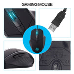 Inphic PW1 ゲームミュートマクロ定義イルミネーション有線マウス、ケーブル長：1.5m、ミュートブラックビジネスバージョン、ミュートブラックゲームバージョン、ミュートチタニウムグレーゲームバージョン