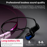 K3骨伝導Bluetooth 5.0ワイヤレスヘッドホン防水ヘッドホン、16GB RAM