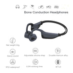 K7骨伝導Bluetooth 5.0ワイヤレスイヤホン防水ヘッドホン、16GB RAM