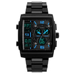 SKMEI 1274  Men Fashion Electronic Watch Multifunctional Outdoor Sports Watch, Red, Blue, Black, Golden