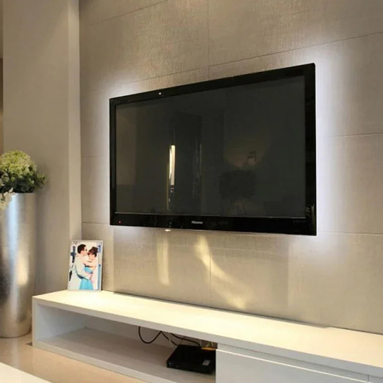 USB電源 SMD 2835 エポキシ LEDストリップライト クリスマスデスク装飾ランプ TV背景照明用、1m、5m