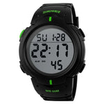 SKMEI 1068 Men Waterproof Outdoor Sports Digital Watch Student Fashion Watch, Red, Green, Blue, Black, Titanium, Golden, ArmyGreen