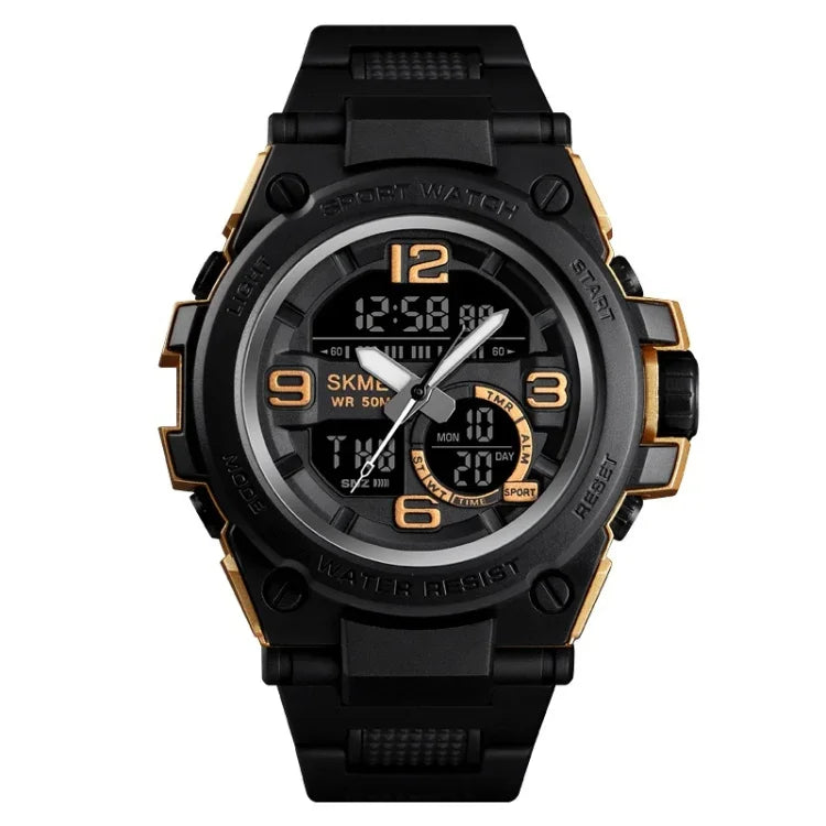 SKMEI 1452 Outdoor Sports Electronic Watch Multifunctional Waterproof Watch, Red, Blue, Black, Golden, Apricot, ArmyGreen