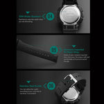 SKMEI 1243 Men Sports Watch Outdoor Waterproof Digital Watch, Red, Black, Golden