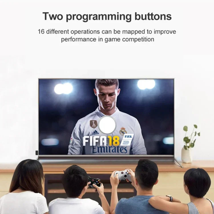 ゲームコントローラー用ハート型リアサイドキー接続プレート 追加ボタン 背面に接続 PS4用リア拡張ユニット接続, 2