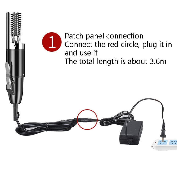 電動魚のうろこ取り家庭用スクレーパー、CNプラグ、レッド、ブラック