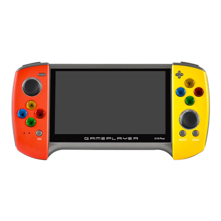 X19 Plus 5.1インチスクリーン ハンドヘルドゲーム機 8GBメモリ TFカード拡張＆AV出力対応 X19 Plus / レッド+イエロー X19 Plus / レッド X19 Plus / レッド+ブルー