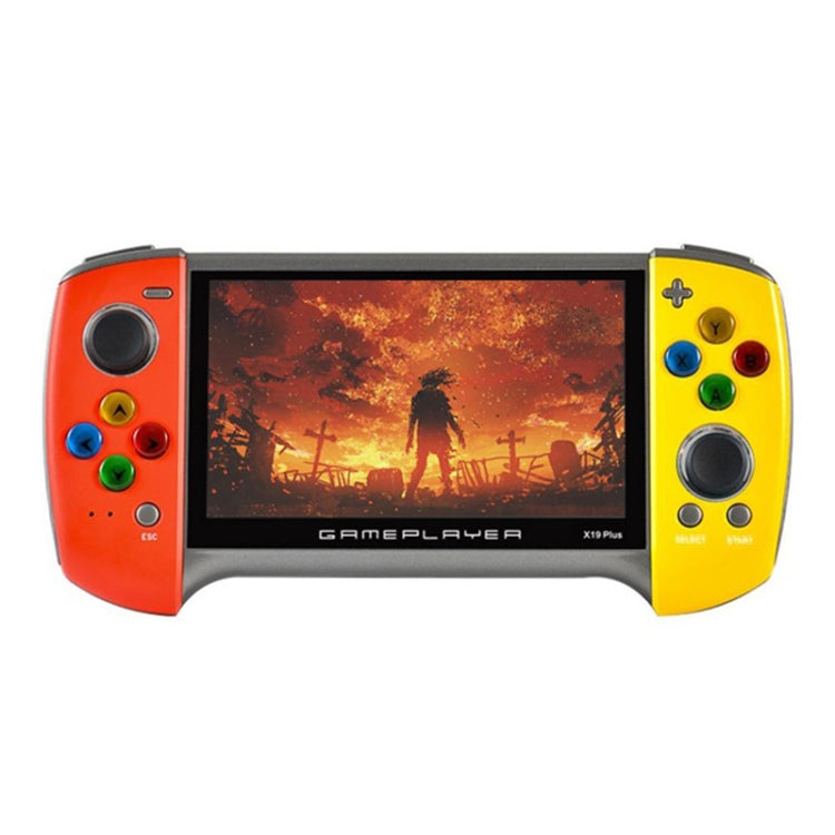 X19 Plus 5.1インチスクリーン ハンドヘルドゲーム機 8GBメモリ TFカード拡張＆AV出力対応 X19 Plus / レッド+イエロー X19 Plus / レッド X19 Plus / レッド+ブルー