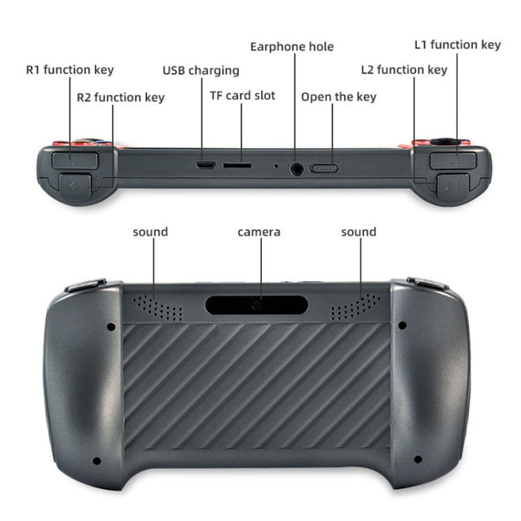 X19 Plus 5.1インチスクリーン ハンドヘルドゲーム機 8GBメモリ TFカード拡張＆AV出力対応 X19 Plus / レッド+イエロー X19 Plus / レッド X19 Plus / レッド+ブルー