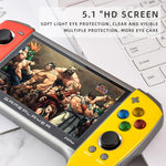 X19 Plus 5.1インチスクリーン ハンドヘルドゲーム機 8GBメモリ TFカード拡張＆AV出力対応 X19 Plus / レッド+イエロー X19 Plus / レッド X19 Plus / レッド+ブルー